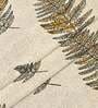 Brown Floral Polyester 7 Ft Semisheer Eyelet Door Curtains (Set of 2)