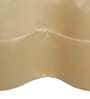 Beige Polyester Solid 9 Ft Blackout Eyelet 1 Piece Door Curtain