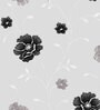 Beige Floral Polyester 7 Ft Sheer Eyelet Door Curtains (Set of 2)