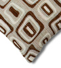 Beige Polyester Geometric 20x20 inches Cushion Covers Set of 5