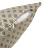 Beige Polyester Jacquard 16x16 inches Cushion Cover Set of 5