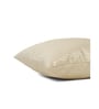 Beige Polyester Jacquard 16x16 inches Cushion Cover Set of 5