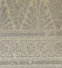 Beige Polyester Jacquard 16x16 inches Cushion Cover Set of 5