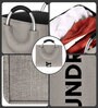 Beige Polyester Laundry Basket
