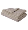 Beige Polyester Solid 105 GSM Double Bed Comforter