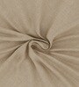 Beige Polyester Solid Jacquard 9ft Room Darkening Eyelet Long Door Curtains (2 Pc)