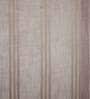Beige Solid Polyester 7 Ft Sheer Eyelet Door Curtain
