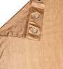 Beige Solid Polyester 7 Ft Semisheer Eyelet Door Curtains (Set of 2)