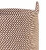 Beige Polypropylene 52 Ltr (1Pc) Storage Basket