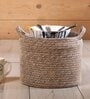 Beige Polypropylene 52 Ltr (3Pcs) Storage Basket