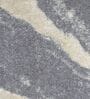 Beige Abstract Polypropylene 4 ft x 6 ft Machine Made Carpet