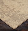 Beige Abstract Polypropylene 8 ft x 10 ft Machine Made Carpet