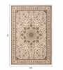 Beige Polypropylene Antistatic 160X230Cm Carpet With Cotton Backing