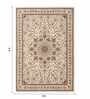 Beige Polypropylene Antistatic 200X290Cm Carpet With Cotton Backing