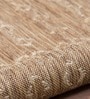 Beige Geometric Polypropylene 8 ft x 10 ft Machine Made Carpet