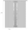 Beige Polypropylene Solid 5ft Semisheer Eyelet Window Curtains (Pack of 2)