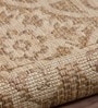 Beige Persian Polypropylene 6 ft x 9 ft Machine Made Carpet