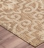 Beige Persian Polypropylene 8 ft x 10 ft Machine Made Carpet