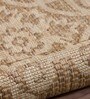 Beige Persian Polypropylene 5 ft x 7 ft Machine Made Carpet