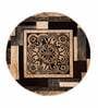 Beige Polypropylene Vintage Machine Made Round Carpet