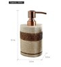 Beige Polyresin Soap Dispenser (260 Ml)