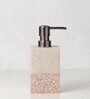 Beige Polyresin Soap Dispenser (370 Ml)