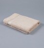 Beige Solid 700 GSM Cotton Bath Towel