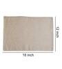 Premium (12x18) Beige Jute (Set of 6) Placemat