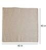Premium (40x40) Beige Jute Table Cloth