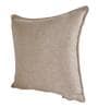 Beige Solid Jute 16 x 16 Inches Cushion Covers (Set of 5)