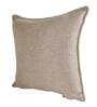 Beige Solid Jute 18 x 18 Inches Cushion Covers (Set of 2)