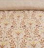 Beige Printed Microfiber Reversible 180 GSM Double Bed AC Comforter