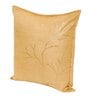 Beige Printed Velevt 2 Cushion Covers