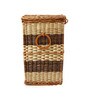Wicker Laundry Basket With Lid-Medium