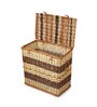 Wicker Laundry Basket With Lid-Medium