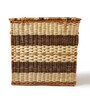 Wicker Laundry Basket With Lid-Medium