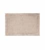 Beige Reversible Cotton Bathmat (40x60 cm)