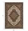Beige&Rust Polypropylene Antistatic 200X290Cm Carpet With Cotton Backing