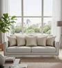 Beige Satin Solid 40x40 inches Cushion Covers Set of 5