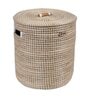 Beige Sea Grass 52 Ltr (2Pcs) Laundry Basket