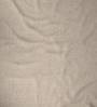 Beige Solid Poly Cotton 5 Ft Semisheer Eyelet Window Curtains (Set of 2)