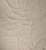 Beige Floral Poly Cotton 5 Ft Semisheer Eyelet Window Curtains (Set of 4)