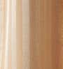 Beige Striped Silk 7 Ft Light Filtering Eyelet Door Curtain