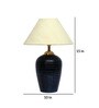 Beige Shade Table Lamp With Terracotta Base