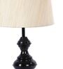 Beige Shade Table Lamp With Metal Base