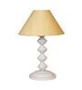 Beige Shade Table Lamp With Metal Base