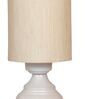 Beige Shade Table Lamp With Metal Base
