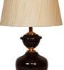 Beige Shade Table Lamp With Metal Base