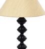 Beige Shade Table Lamp With Metal Base
