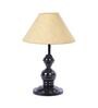 Beige Shade Table Lamp With Metal Base